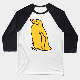 Yellow Penguin Baseball T-Shirt